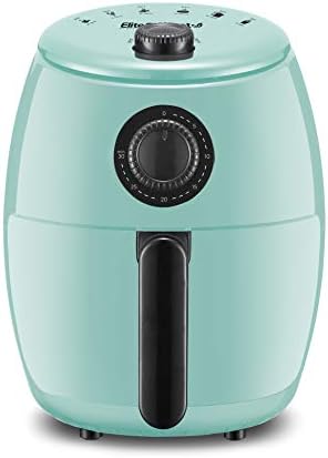Elite Gourmet EAF-0201BL Personal Compact Space Saving Electric Hot Air Fryer Oil-Less Healthy